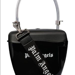 Palm Angels Black Padlock Bag